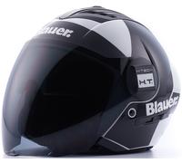 Blauer Real HT Graphic A Casco Jet, bianco/nero, Taglia XS (52/54)