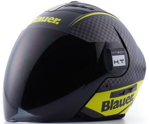 Blauer Real HT Graphic B Casco Jet, nero-giallo, taglia XS per maschi