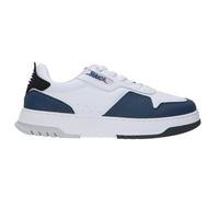 Blauer S3HARPER07/LEA Sneakers Uomo in Pelle Colore Bianco Blu (Bianco Blu, Sistema Taglie Calzature EU, Adulto, Numero, Media, 42)