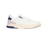 Blauer S4HARPER07/PER Sneakers Uomo in Pelle Colore Bianco Blu (Bianco Blu, Sistema Taglie Calzature EU, Adulto, Numero, Media, 43)