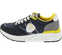 Blauer S5ray01 Sneakers Con Lacci In Tessuto/camoscio Da Uomo NAVY/YELLOW 45