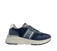 Blauer Scarpe da Uomo in Pelle E Tessuto S5RAY05/KNI Blu / 43