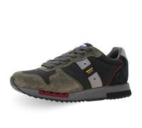 Blauer Black Leather Men Sneaker - EU42/US9