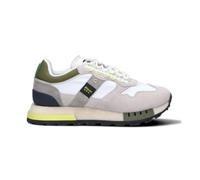 Blauer Scarpe Sneaker Heron 02 in Suede/Nylon White/Military US24BU06 S4HERON02/RIS 41