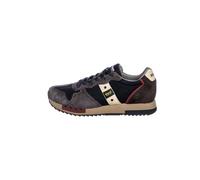 Blauer Scarpe Sneaker Queens in Suede Dark Brown/Tessuto Blue Navy U24BU10 F3QUEENS01 45