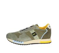 Blauer Scarpe Sneaker Queens in Suede Grigio/Tessuto Verde Militare US23BU14 S3QUEENS01 44