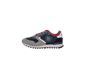 Blauer Scarpe Sneakers Uomo Pelle Blu 41 Blu