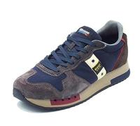 Blauer Scarpe Uomo F3QUEENS01 Grigie in Suede con Logo 46