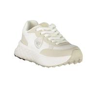 Blauer, ,Shoes ,Donna ,Bianco ,40 EU Sneakers sportive bianche con dettagli a contrasto