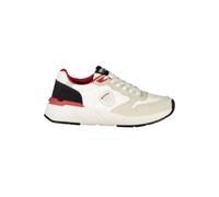 Blauer, ,Shoes ,Uomo ,Multicolore ,43 EU Sneaker Uomo Bianche con Dettagli Rossi