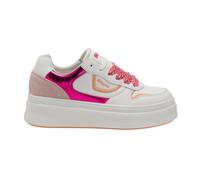 Blauer, ,Shoes ,Donna ,Multicolore ,40 EU Sneakers bianche basse Fuxia