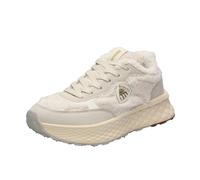 Blauer Sneakers Con Platform In Tessuto Beige - Donna Scarpe Sneakers