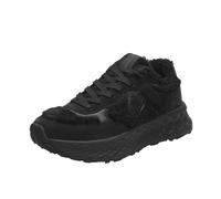 Blauer Sneakers Con Platform In Tessuto Nero - Donna Scarpe Sneakers Sporty Chic