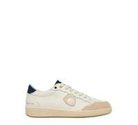 Blauer sneakers Murray in pelle e suede bianco blu