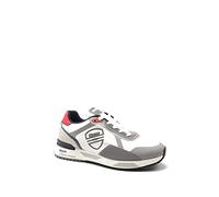 Blauer Sneakers Uomo Hoxie 01 S3HOXIE01/RIP Bianche PE23 in Pelle con Lacci 41, Bianco