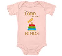 Blauer-Storch Body per bambini in diversi colori Lord Of The Rings Signore degli Anelli con scritta per nascita o compleanno per bambini a maniche corte cotone biologico, arancione, 6-12 Mesi