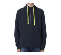 Blauer, ,Sweatshirts & Hoodies ,Uomo ,Blu ,L Felpa Blu con Cappuccio e Zip in Cotone