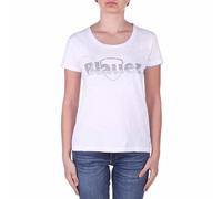 Blauer T-Shirt Manica Corta, 100 Bianco Ottico, M Donna