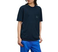 Blauer T-shirt maniche corte con taschino Greendale blu XL