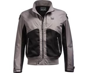 Blauer Thor Air Giacca tessile perforata per moto, grigio/nero, Taglia S