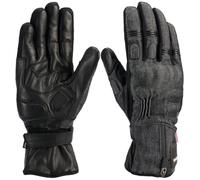 Blauer Guanti in tessuto Union Winter Moto Nero Taglia L