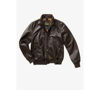 BLAUER UOMO Giubbino GIACCA CONISTON PELLE LEATHER 2026 BOMBER NERO CAFFE 02441