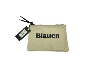 Blauer Uomo Polso Borsello Printed Canvas 32x23x1 Cm Bianco Donna