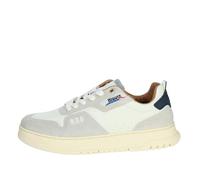 Blauer USA F3Harper08 White Black Sneakers Sportive per Uomo in Nabuk ed Ecopelle (Taglia 41)