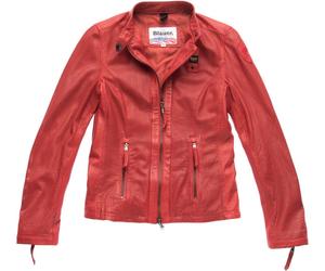 Blauer USA Miller Giacca in pelle perforata Ladies, rosso, taglia S per donne