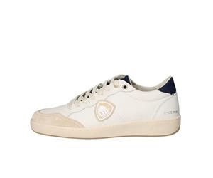 Blauer USA Sneakers Uomo Crema E Avion S5MURRAY12/LEM Pelle Punta CAMOSCIO