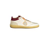 Blauer White Leather Men's Sneaker - EU46