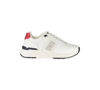 Blauer White Polyester Men's Sneaker - EU43/US10