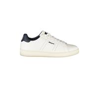 Blauer White Polyurethane Men's Sneaker - EU44/US11