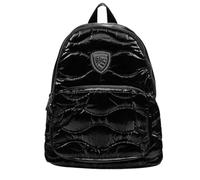 Blauer zaino piccolo nero trapuntato in nylon zainetto design onda F5WAVE03/SOF