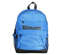 Blauer Zaino South Unisex Uomo Tessuto Tecnico Azzurro Vibrante Spallacci Regolabili Resistenti Chiusura Zip Tasca Centrale Taschini Laterali in Rete
