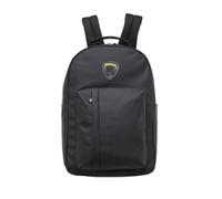 Blauer Zaino uomo S6DAHL01 Rubber Blu Navy Backpack zaino uomo Nero in tessuto gommato (Nero)