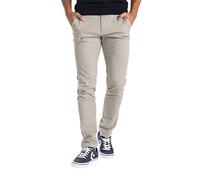 BlauerHafen Pantaloni chino da uomo, in cotone, casual, per il tempo libero, da lavoro, stretch, per l'outdoor, pantaloni essenziali da uomo, leggeri, in tessuto stretch, in stile sportivo, pietra