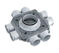 BlauFast Collettori di distribuzione in plastica 90 mm - Blauberg Ventilatoren