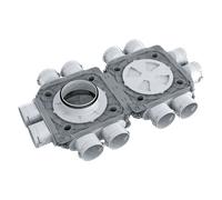 BlauFast Collettori di distribuzione in plastica 90 mm - Blauberg Ventilatoren