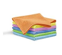 Set 6 Strofinacci da Cucina Microfibra, Panni Morbidi per Asciugare Assorbenti