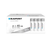 BLAUPUNKT AA batterie alcaline, confezione da 40, per gli orologi a parete e telecomandi TV, LR6BPO/40CB