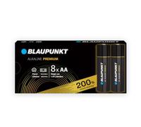 BLAUPUNKT AA batterie alcaline PREMIUM, confezione da 8, per controller per videogiochi e giocattoli, LR6BPR/8CB