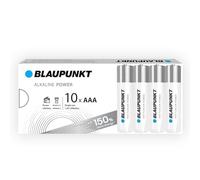 BLAUPUNKT AAA batterie alcaline, confezione da 10, per gli orologi a parete e telecomandi TV, LR03BPO/10CB