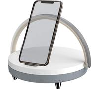 Blaupunkt Altoparlante Bluetooth LED Con Luce E Caricatore Wireless Bianco