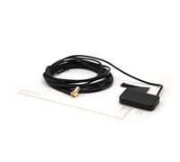 Blaupunkt Antenna adesiva attiva DAB/DAB+, con amplificatore integrato da 15 dB, spina SMB, cavo da 3 m, montaggio su parabrezza