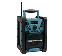 Blaupunkt BSR 200 Radio da cantiere con batteria - Radio portatile con Bluetooth resistente (AUX-IN, 5 Watt RMS, classe di protezione IPX5)