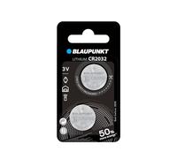 BLAUPUNKT CR2032 Batterie al Litio a Bottone, Confezione da 2, per l'Orologio da Polso, la Chiave della Porta del Garage o la Chiave Wireless, CR2032BL/2BP
