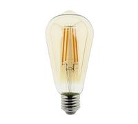Blaupunkt Lampadina LED E27 Filamento Vintage - Bulbo ST64 - Decorativo - Retro - 8W - Sostituzione di 60W - Bianco Caldo 2300K - Luce a Risparmio Energetico - Lampada - Confezione Singola