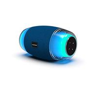 Blaupunkt MP3915-591 - Altoparlante Bluetooth a LED, 14 W, colore: Trasparente/Blu