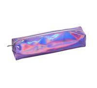 Blausky 1 astuccio portapenne, per adolescenti, con laser, 21 x 6 x 3 cm, bianco, Lilla, 21x6x3cm